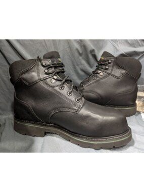 HYTEST Black Steel Toe, Size 11 Waterproof Unisex 6 Inch Boot NEW WITH BOX!